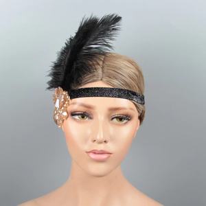 ที่คาด<span class=keywords><strong>ผม</strong></span>ปาร์<span class=keywords><strong>ต</strong></span>ี้งานปาร์ตี้สีดำสำหรับผู้หญิง <span class=keywords><strong>Gatsby</strong></span> สำหรับผู้หญิง1920s - Product Image 5