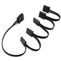 Cable divisor de alimentación para disco duro de servidor, de 4 pines Mole 4pin IDE 1 a 5 SATA 15Pin, 1 macho a 5 hembras SATA 15 Pin