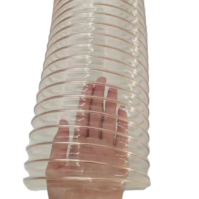 أسلاك بلاستيكية مرنة مرنة من الفولاذ الصناعي من البولي يوريثان 2: 4 5 6 بوصة خرطوم مجاري الهواء مصنعي الفلبين في الهند