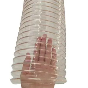 Flexibele Plastic Flex Pu Staaldraad Polyurethaan Vacuüm 2 2.5 4 5 6 Inch Kanaalslang Filipijnen Fabrikanten In India
