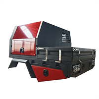 Auvent amovible pour pick-up 4x4 : Auvent et plateau en aluminium à toit plat, adapté au rangement d'outils en extérieur en Australie
