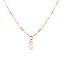 Collier de perles d'eau douce, design simple et élégant, polyvalent, de haute qualité, au style raffiné, parfait pour la clavicule