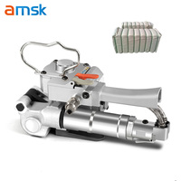 Presse à balles pneumatique semi-automatique A19, ruban plastique et acier, emballage pour carton, brique, fer, outil de cerclage thermofusible