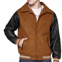 Service OEM, vestes de baseball pour hommes de haute qualité, broderie de logo personnalisée, style streetwear d'hiver, vestes de baseball varsity
