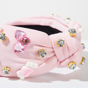 Nuevo estilo en forma <span class=keywords><strong>de</strong></span> corazón gema decorada Linda diadema colorida brillante ala <span class=keywords><strong>de</strong></span> Ángel amor banda para el cabello <span class=keywords><strong>Harry</strong></span> Light lujo gema fiesta diadema - Product Image 3