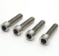 Vis à tête cylindrique à six pans creux en acier inoxydable DIN912 A270/A480, fabriquées en Chine, avec filetage complet ou partiel, zinguées