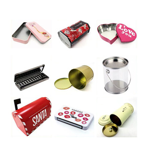 New arrival fashion tin box for candy and chocolate heart shape gift tin box for Valentine's day and wedding Factory customize