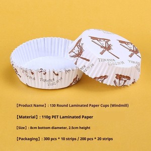 Moldes para Muffins para Empaque <span class=keywords><strong>de</strong></span> Regalos, Moldes para Cupcakes en Forma <span class=keywords><strong>de</strong></span> Tulipán, Moldes para Hornear Bellamente Diseñados para Pasteles Caseros, Suministros <span class=keywords><strong>de</strong></span> Decoración para Cajas <span class=keywords><strong>de</strong></span> Regalo - Product Image 6