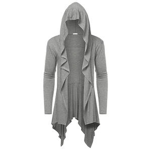 Chaqueta con Capucha Retro de Halloween de Alta Calidad, Cárdigan Largo, Chal Plisado, Abrigo Medieval Renacentista para Cosplay para Hombre - Product Image 5