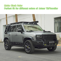 Nouvelle couverture de capot de voiture de Performance de pièces de carrosserie automatiques pour Jetour T2 Traveller ABS noir mat ajustement parfait