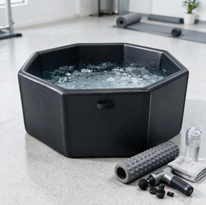 Bañera de Hielo Inflable Portátil para Exteriores Vanace, Barril Octagonal para Inmersión en Frío para Recuperación Deportiva - Product Image 1