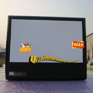 Inflatable ngoài trời <span class=keywords><strong>Movie</strong></span> màn hình và máy chiếu với ghế PVC bóng mô hình cho sân sau bên bao gồm Air Blower - Product Image 1