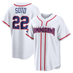 Camiseta de Béisbol Cosida del Clásico Mundial Dominicano 2026, Fernando Tatis Jr, Juan Soto, <span class=keywords><strong>Julio</strong></span> Rodríguez, Vladimir Guerrero Jr, Tallas S-3XL - Product Image 2