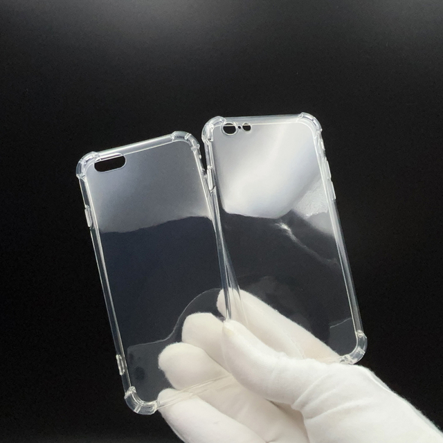 High Quality Wholesale for iPhone 6G/6S Shockproof Mobile Phone Cases Transparent Soft TPU Cover