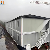 Kit de maison modulaire de 40 pieds, espace de vie préfabriqué moderne avec 2 salles de bain - Zhonghuan Living