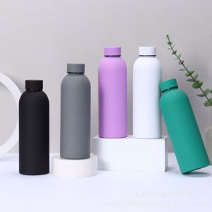 Botella de Agua de Boca Pequeña con Revestimiento Mate 304, Compatible con Portavasos de Auto, Contenedor Térmico para Viajes y Camping, Diseño Personalizado - Product Image 4