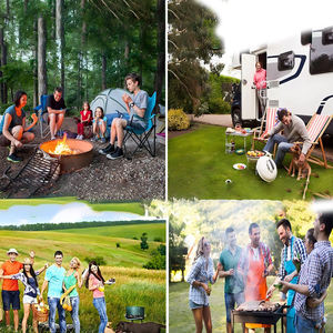 Ensemble d'outils de barbecue ANJUKE en acier inoxydable et <span class=keywords><strong>bois</strong></span>, trois pièces, avec fourchette résistante à la chaleur, spatule et <span class=keywords><strong>pince</strong></span> <span class=keywords><strong>pour</strong></span> le camping en plein air - Product Image 4