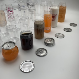 Thức Ăn Vật Nuôi Nhà Cung Cấp Bong Bóng Trà Canbeverage Kẹo Sơn 330 Ml Soda Có Thể Pet Nhựa Soda Mềm Uống Trong Suốt Có Thể Bánh Trong Có Thể - Product Image 2