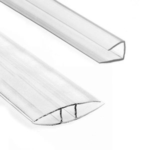 Nhà Máy Giá Tấm Polycarbonate Phụ Kiện Lắp Đặt Nhựa U/H-phần Hồ Sơ - Product Image 2