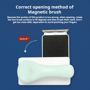 현대 220V 직사각형 모양 어항 조류 청소 브러시 친환경 ABS 플라스틱 마그네틱 닦아 수족관 상자에 포장 - Product Image 6