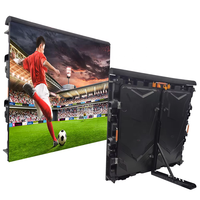 Écrans LED P10 de périmètre pour stades de football et de basketball, grands panneaux publicitaires électroniques RAYBO, prix compétitif