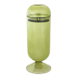 空玻璃钟形容器蜡烛瓶厂家批发定制Skeem设计蜡烛火柴玻璃罐火柴玻璃瓶