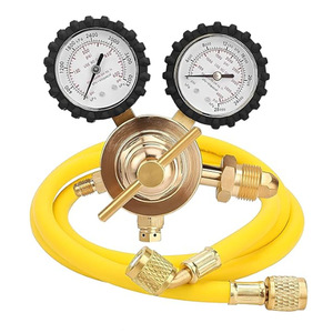 Vanne de réduction de pression d'azote haute pression avec connecteur CGA580, réducteur de pression d'azote américain de type 44, manomètre d'azote - Product Image 1