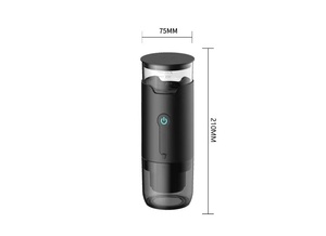 Cafetière électrique portable à pression manuelle pour le camping avec fonction de chauffage, petite taille, <span class=keywords><strong>compatible</strong></span> café moulu et capsules - Product Image 5