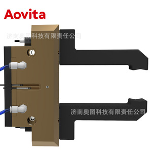 Aovita Robotic Pneumatic Gripper PET-4200 2-Cylinder <b>Parallel</b> <b>Clamping</b> Cylinder 60mm Stroke 0.25-0.8Mpa Pressure - Product Image 1