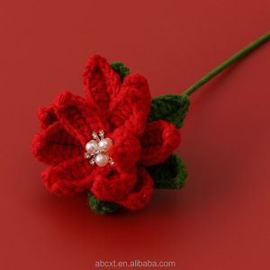 Handmade Crochet giáng sinh Santa Claus Xmas cây lá hoa cho ngày giáng sinh Quà Tặng - Product Image 4