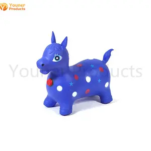 Cheval gonflable pour enfants, prix bon marché, mignon, coloré, cheval, animaux - Product Image 6