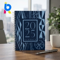 Cuaderno de Diario Personalizado con Impresión Personalizada, Encuadernación en Espiral, Tapa Dura, Planificador Semanal y Mensual, Libro de Trabajo Empresarial