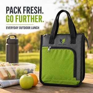 Bolsa Térmica Plegable Personalizable de Tela Oxford con Cierre de Cremallera, Bolsa Impermeable para Almacenamiento de Alimentos para Camping, Picnic, Playa, Almuerzo - Product Image 5
