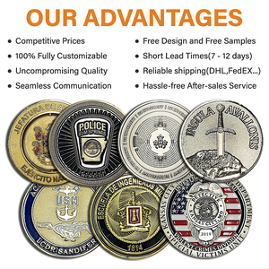 عملات تذكارية معدنية مخصصة بالجملة بأي شكل، مجموعات عملات مخصصة مطلية بالمينا ثنائية وثلاثية الأبعاد من سبائك الذهب والفضة والبرونز - Product Image 3