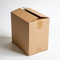 Boîte rectangulaire ondulée TongKun, étanche, écologique, multi-tailles, empilable, légère, solution d'emballage personnalisée pour la maison