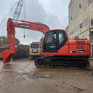 Máquina de movimiento de tierras usada DX140 DOOSAN en buen estado, excavadora de segunda mano de fabricación coreana en el patio, a la venta, en buenas condiciones, en venta - Product Image 5