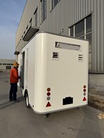 Nouvelle Conception 2026 : Remorque Alimentaire avec Cabine Acoustique Mobile Silencieuse et Fumeur Intégré en Acier Inoxydable, Personnalisable pour la Restauration