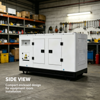 Générateur diesel industriel silencieux 20KW 30KVA 40KW, groupe électrogène diesel avec sortie 400V, certifié CE