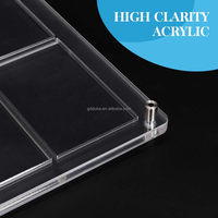 Support mural ou de bureau en acrylique à 12 emplacements pour cartes gradées, avec revêtement UV, pour les cartes gradées PSA CGC BGS