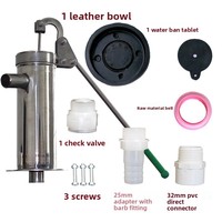 Pompe manuelle à main en acier inoxydable 304 épaissi pour usage domestique, extracteur d'eau de puits 1,5 CV 0,5 CV à haut débit