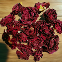 Mei Gui Hua thé naturel comestible à double pétales de rose rouge foncé roses fraîches coupées beauté peau thé traitement brut