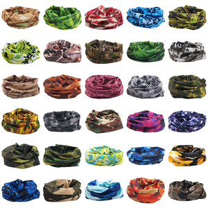 Vendita calda su misura senza soluzione di continuità collo ghetta Bandana vari stili multifunzionale traspirante copertura del viso esterno in poliestere materiale - Product Image 1