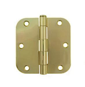 Charnières de <span class=keywords><strong>porte</strong></span> 3-1/<span class=keywords><strong>2</strong></span> "X 3.5 pouces, 5/8 rayons Charnières en nickel brossé Résistance à la corrosion Symétrie bilatérale Charnière carrée - Product Image 4