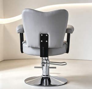 Fauteuil de Barbier Rose Réglable en Cuir PU pour Salon de Coiffure – Siège Moderne pour Salon de Coiffure - Product Image 6