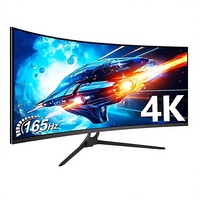 Moniteur E-Sports Bandfish 34 pouces 4K 144Hz incurvé avec rétroéclairage LED, temps de réponse de 2 ms / Ports VGA