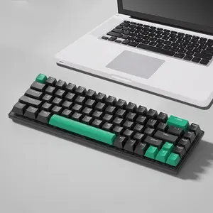 Teclado 60% 키보드 PBT PC 컴퓨터 게임 USB 유선 조명 주도 게이머 기계식 키보드