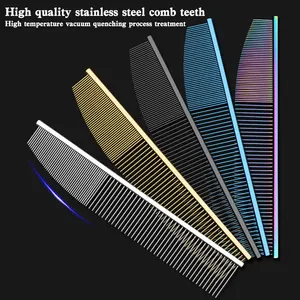New Style Pet Beauty Dining Knife Blue Comb Face Comb Detail Processing CombOpen The Tangled Hair And Remove The Floating Hair
