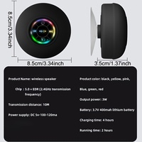 Nouveau Led écran extérieur professionnel sans fil Boomboxes haut-parleur voiture mini haut-parleurs portables