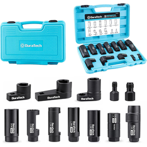 Juego de Llaves para Sensor de Oxígeno DURATECH de 12 Piezas, Llaves de 7/8" y 1-1/16", Adaptadores de Rosca de 3/8" y 1/2" para O2 - Product Image 1
