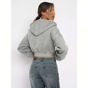 Vente chaude Europe et Amérique Spot Sweat à capuche à manches longues avec fermeture éclair Sweat à capuche - Product Image 2